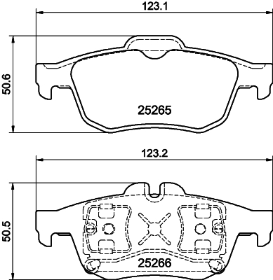 Kit pastiglie freno, Freno a disco - 8DB 355 017-341 HELLA PAGID