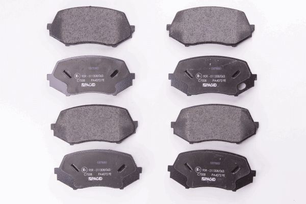 Brake Pad Set, disc brake - 8DB 355 005-591 HELLA PAGID