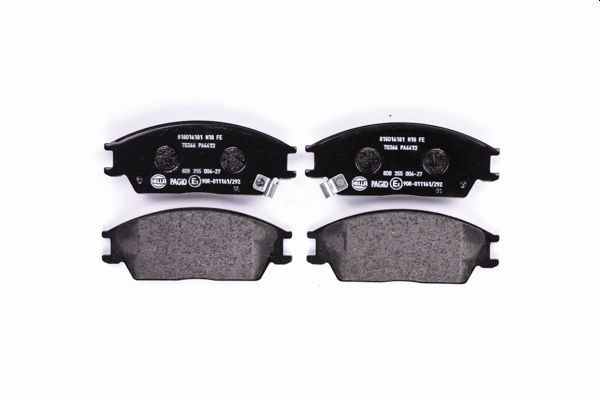stabdžių trinkelių rinkinys, diskinis stabdys - 8DB 355 006-271 HELLA PAGID