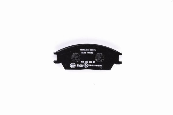 stabdžių trinkelių rinkinys, diskinis stabdys - 8DB 355 006-271 HELLA PAGID