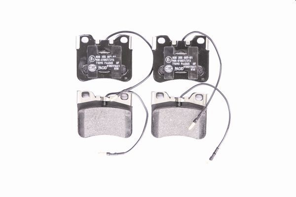 Brake Pad Set, disc brake - 8DB 355 007-811 HELLA PAGID