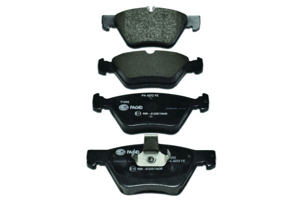 Brake Pad Set, disc brake - 8DB 355 007-861 HELLA PAGID