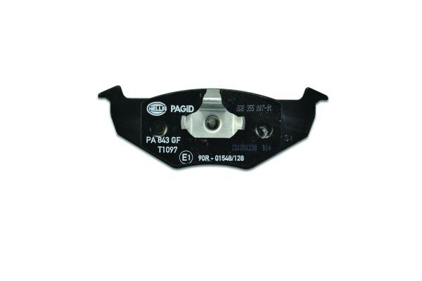 Brake Pad Set, disc brake - 8DB 355 007-911 HELLA PAGID