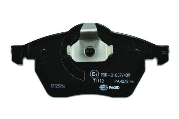 Brake Pad Set, disc brake - 8DB 355 008-041 HELLA PAGID