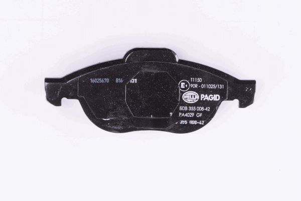 Brake Pad Set, disc brake - 8DB 355 008-421 HELLA PAGID
