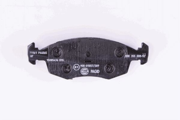 Brake Pad Set, disc brake - 8DB 355 008-521 HELLA PAGID