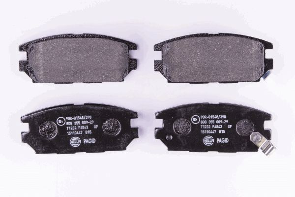 Brake Pad Set, disc brake - 8DB 355 009-291 HELLA PAGID