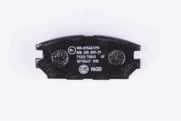 Brake Pad Set, disc brake - 8DB 355 009-291 HELLA PAGID