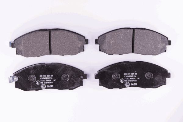 Brake Pad Set, disc brake - 8DB 355 009-381 HELLA PAGID