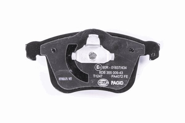Brake Pad Set, disc brake - 8DB 355 009-431 HELLA PAGID