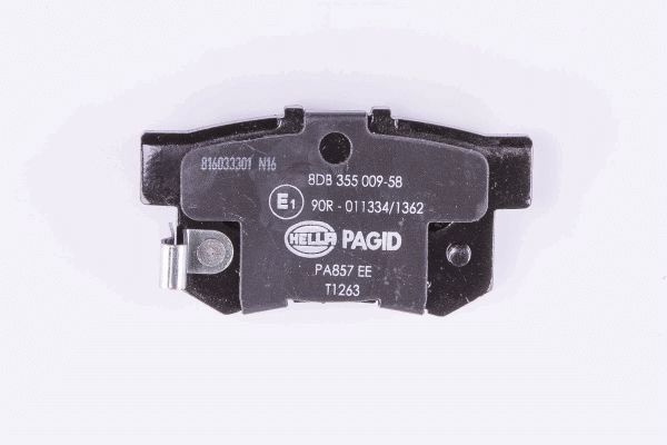 Brake Pad Set, disc brake - 8DB 355 009-581 HELLA PAGID