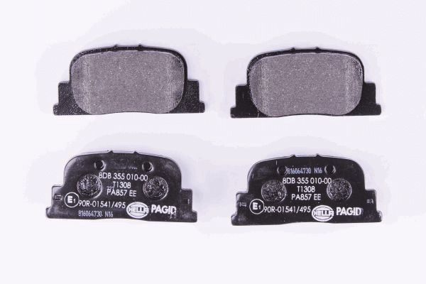 Brake Pad Set, disc brake - 8DB 355 010-001 HELLA PAGID