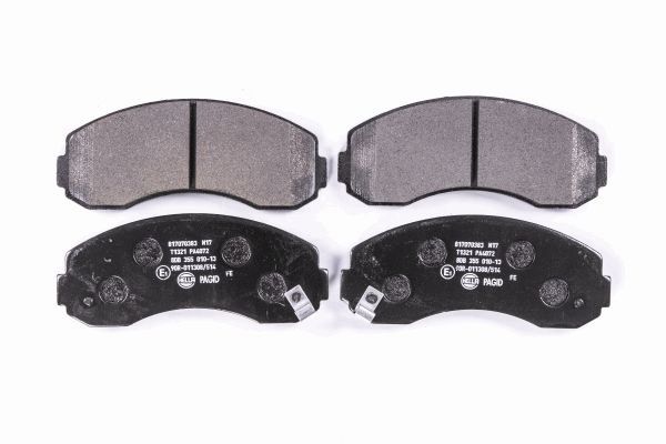 Brake Pad Set, disc brake - 8DB 355 010-131 HELLA PAGID