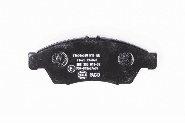 Brake Pad Set, disc brake - 8DB 355 011-081 HELLA PAGID