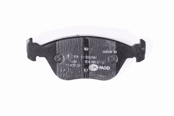 Bremsbelagsatz, Scheibenbremse - 8DB 355 011-211 HELLA PAGID