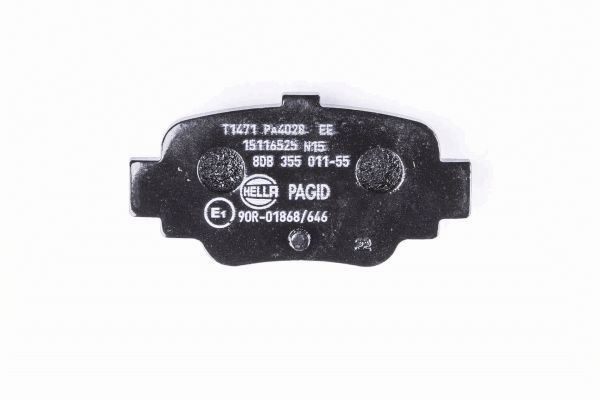 Kit pastiglie freno, Freno a disco - 8DB 355 011-551 HELLA PAGID