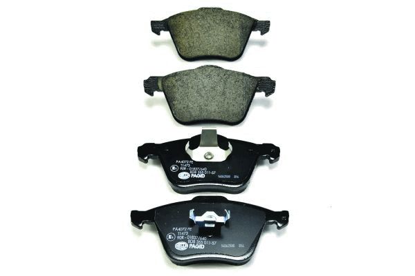Brake Pad Set, disc brake - 8DB 355 011-571 HELLA PAGID