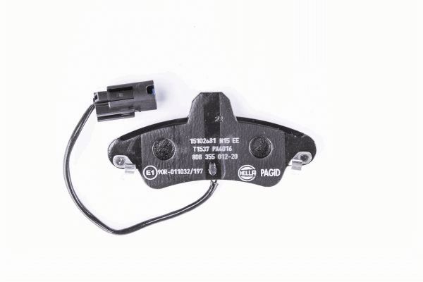 Brake Pad Set, disc brake - 8DB 355 012-201 HELLA PAGID