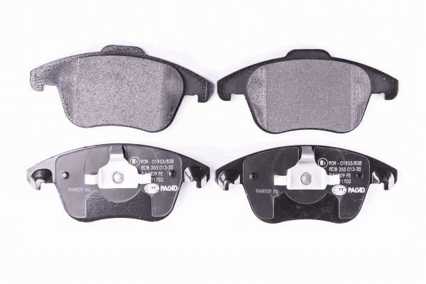 Brake Pad Set, disc brake - 8DB 355 013-351 HELLA PAGID