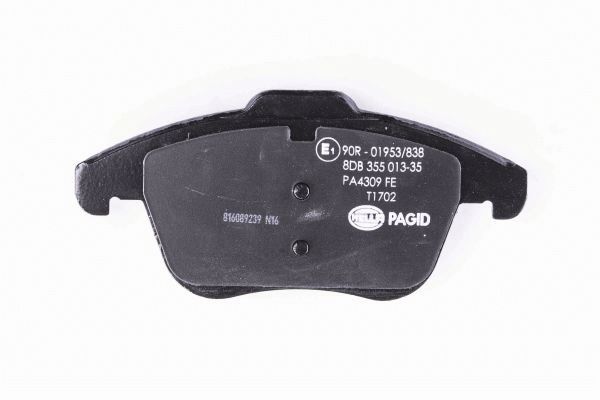 Brake Pad Set, disc brake - 8DB 355 013-351 HELLA PAGID