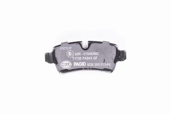 Brake Pad Set, disc brake - 8DB 355 013-661 HELLA PAGID