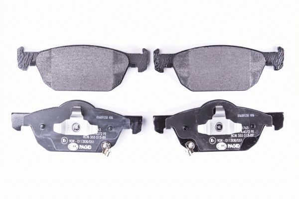 Brake Pad Set, disc brake - 8DB 355 013-891 HELLA PAGID