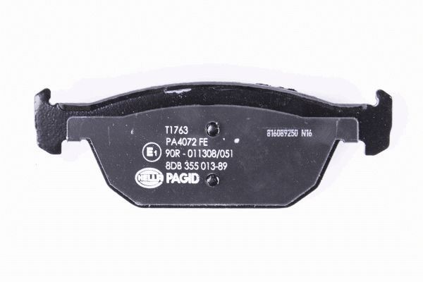 Brake Pad Set, disc brake - 8DB 355 013-891 HELLA PAGID