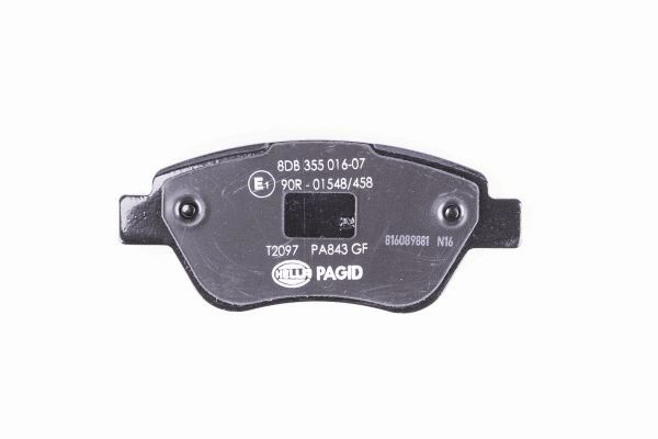 Brake Pad Set, disc brake - 8DB 355 016-071 HELLA PAGID
