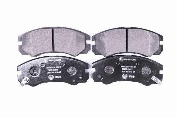 Brake Pad Set, disc brake - 8DB 355 016-611 HELLA PAGID