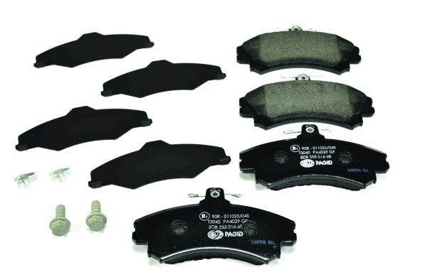 Brake Pad Set, disc brake - 8DB 355 016-681 HELLA PAGID