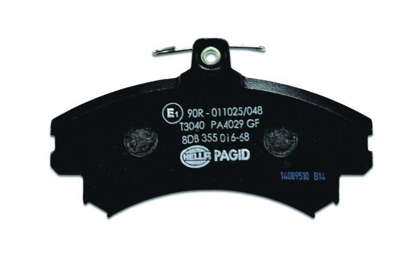 Brake Pad Set, disc brake - 8DB 355 016-681 HELLA PAGID