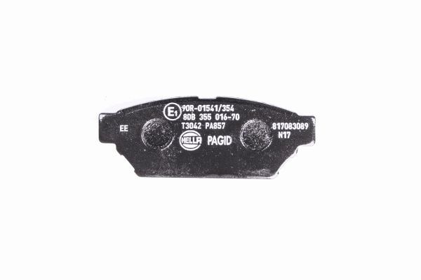 Brake Pad Set, disc brake - 8DB 355 016-701 HELLA PAGID