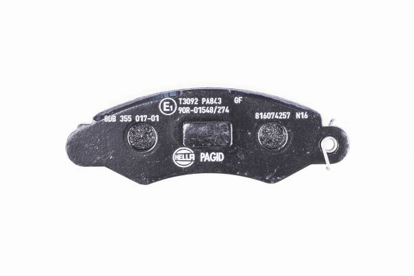 Brake Pad Set, disc brake - 8DB 355 017-011 HELLA PAGID