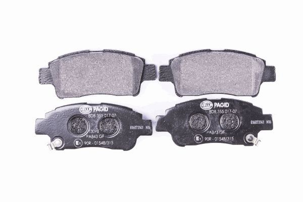 Brake Pad Set, disc brake - 8DB 355 017-071 HELLA PAGID