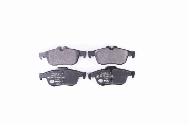 Brake Pad Set, disc brake - 8DB 355 017-341 HELLA PAGID