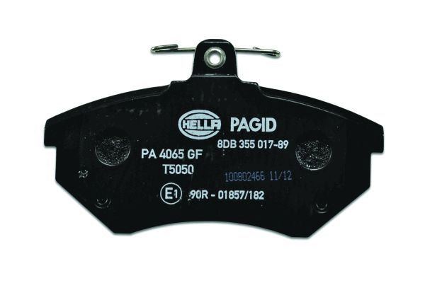 Brake Pad Set, disc brake - 8DB 355 017-891 HELLA PAGID
