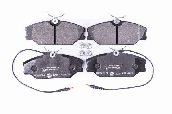 Brake Pad Set, disc brake - 8DB 355 019-181 HELLA PAGID