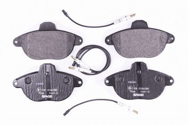 Brake Pad Set, disc brake - 8DB 355 019-281 HELLA PAGID