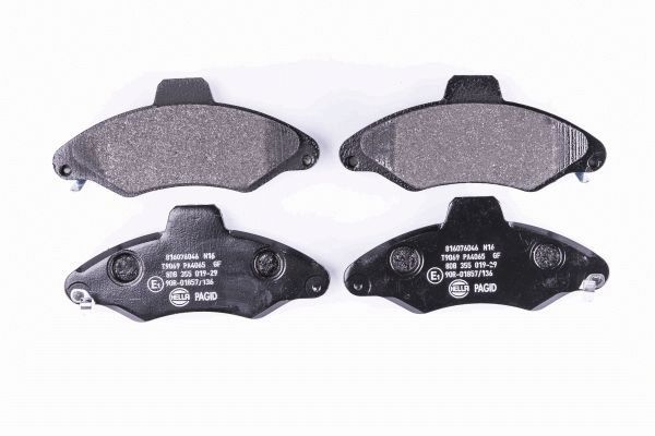 Brake Pad Set, disc brake - 8DB 355 019-291 HELLA PAGID