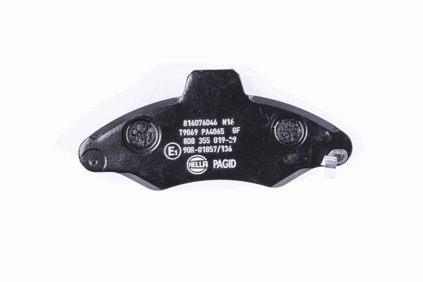 Brake Pad Set, disc brake - 8DB 355 019-291 HELLA PAGID