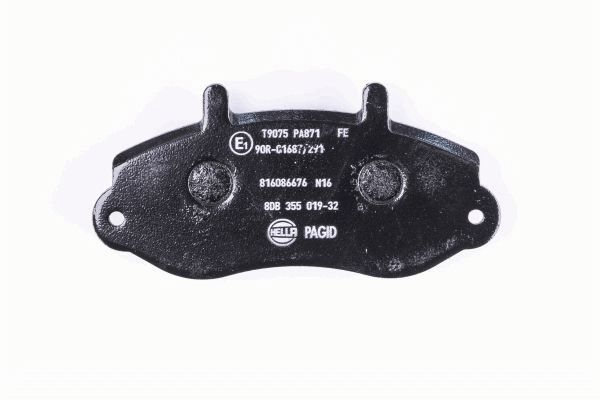 Brake Pad Set, disc brake - 8DB 355 019-321 HELLA PAGID
