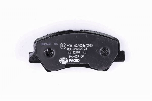 Brake Pad Set, disc brake - 8DB 355 020-231 HELLA PAGID