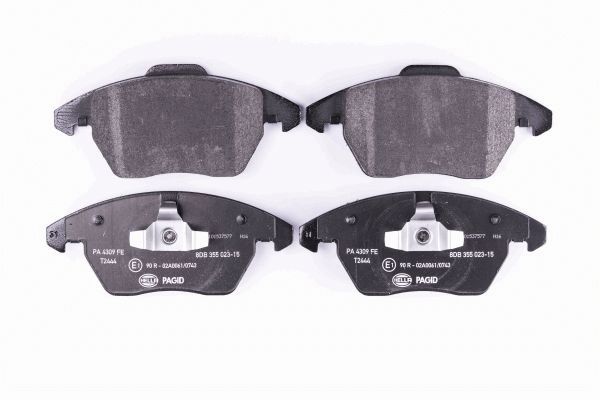 Brake Pad Set, disc brake - 8DB 355 023-151 HELLA PAGID