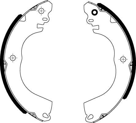 Bremsbackensatz - 8DB 355 022-301 HELLA PAGID