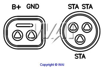 Alternator Regulator - H0505 WAI