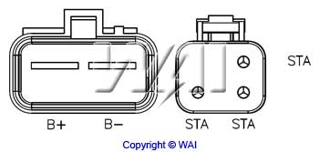 Alternator Regulator - H3104C WAI