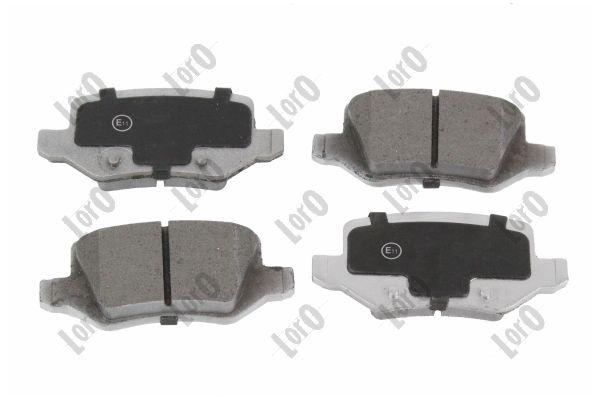 Brake Pad Set, disc brake - 231-02-022 ABAKUS