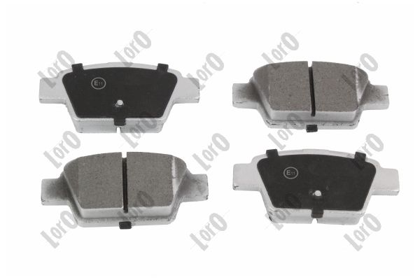Brake Pad Set, disc brake - 231-02-038 ABAKUS