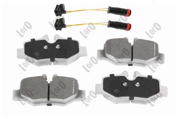 Brake Pad Set, disc brake - 231-02-040 ABAKUS