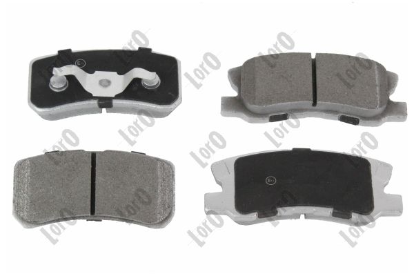 Brake Pad Set, disc brake - 231-02-058 ABAKUS